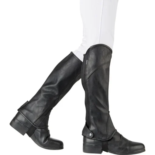Dublin Childrens Stretch Fit Half Chaps Black -Dublin Sales Dublin Stretch Fit Half Chaps Black Main.700x700 1