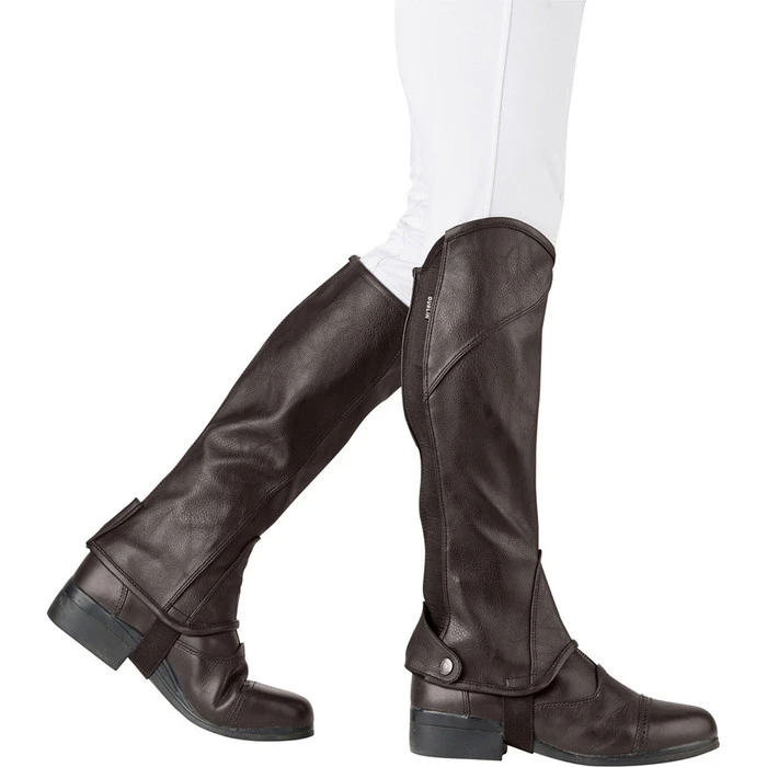 Dublin Stretch Fit Half Chaps Brown 3 Dublin Stretch Fit Half Chaps Brown