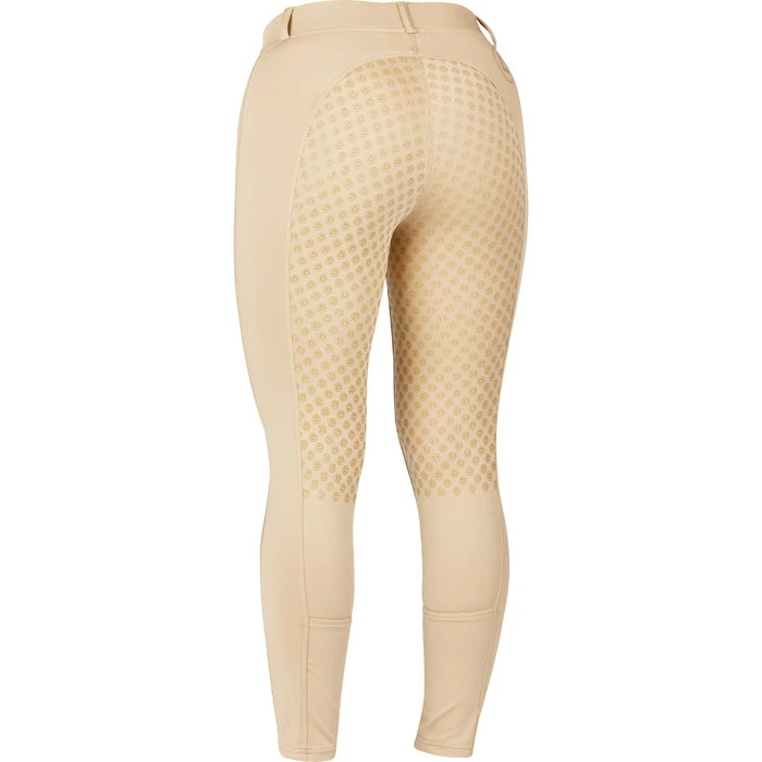 Dublin Womens Performance Cool-It Gel Riding Tights - Beige 4 Dublin Womens Performance Cool-It Gel Riding Tights - Beige - Image 2