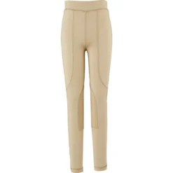 Dublin Childrens Performance Flex Knee Patch Riding Tights 5912 - Beige Colour Beige