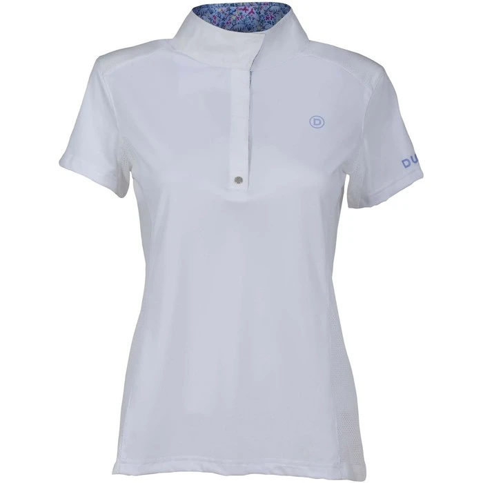 2022 Dublin Womens Andrea Short Sleeve Competition Printed Inner Collar Shirt 1004088023 - White / Lavender 3 2022 Dublin Womens Andrea Short Sleeve Competition Printed Inner Collar Shirt 1004088023 - White / Lavender